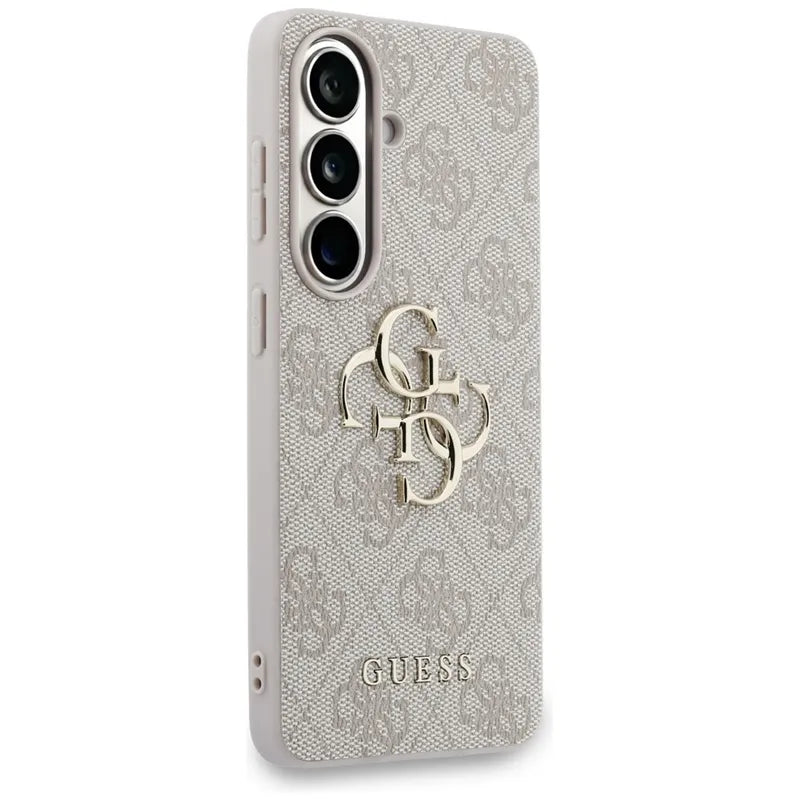 Guess 4G Big Metal Logo dėklas - Samsung Galaxy S26+ (Rožinis)