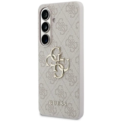 Guess 4G Big Metal Logo dėklas - Samsung Galaxy S26+ (Rožinis)