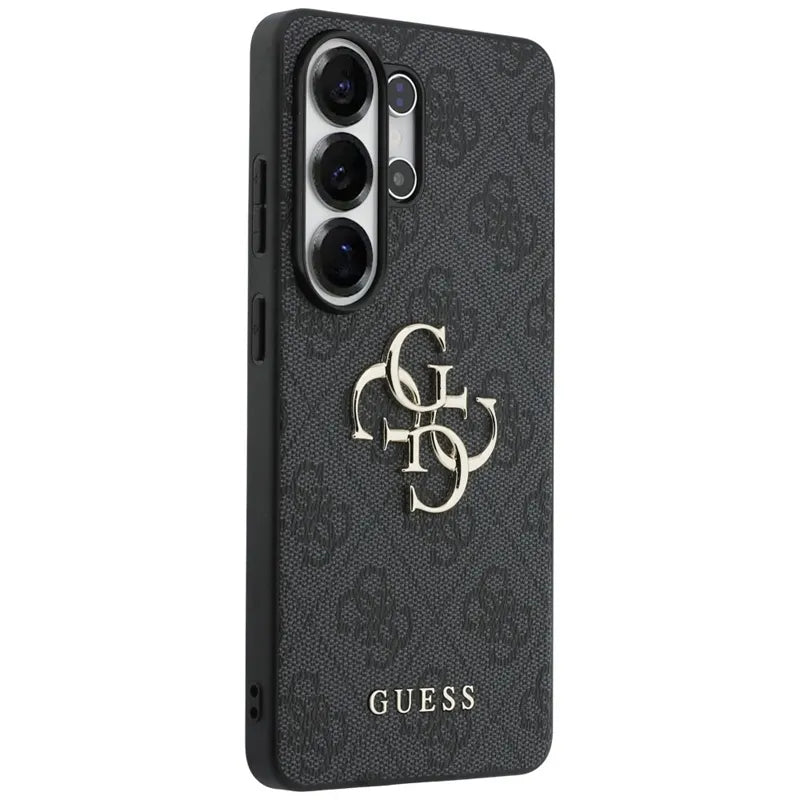 Guess 4G Big Metal Logo dėklas – Samsung Galaxy S26 Ultra (juodas)