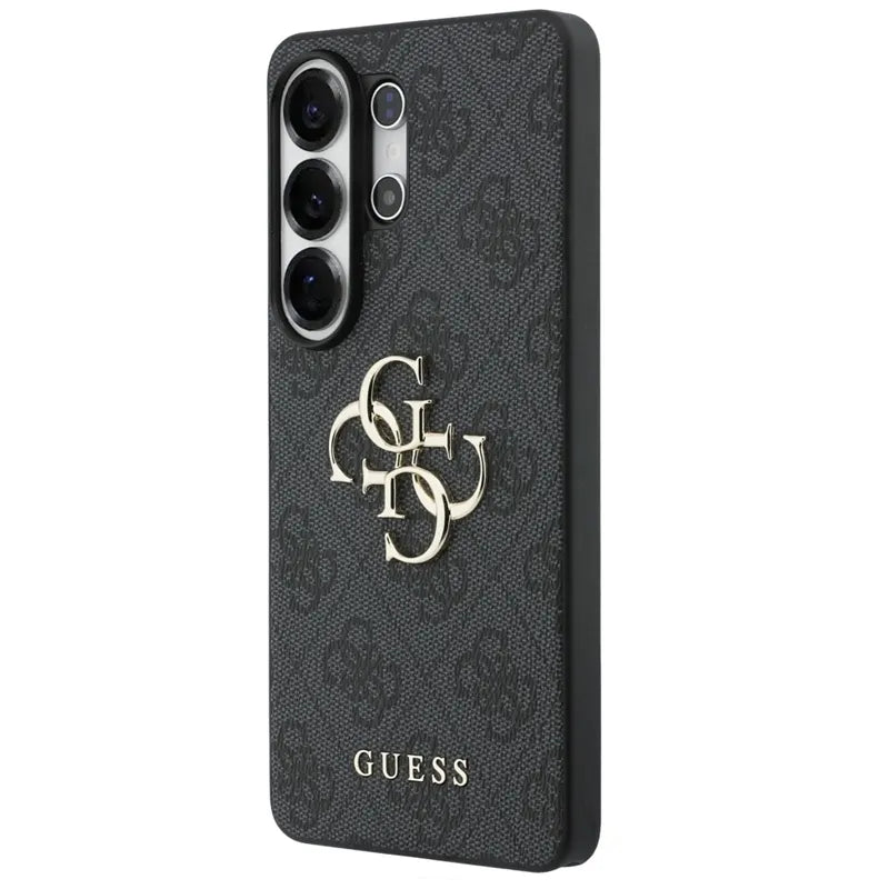 Guess 4G Big Metal Logo dėklas – Samsung Galaxy S26 Ultra (juodas)
