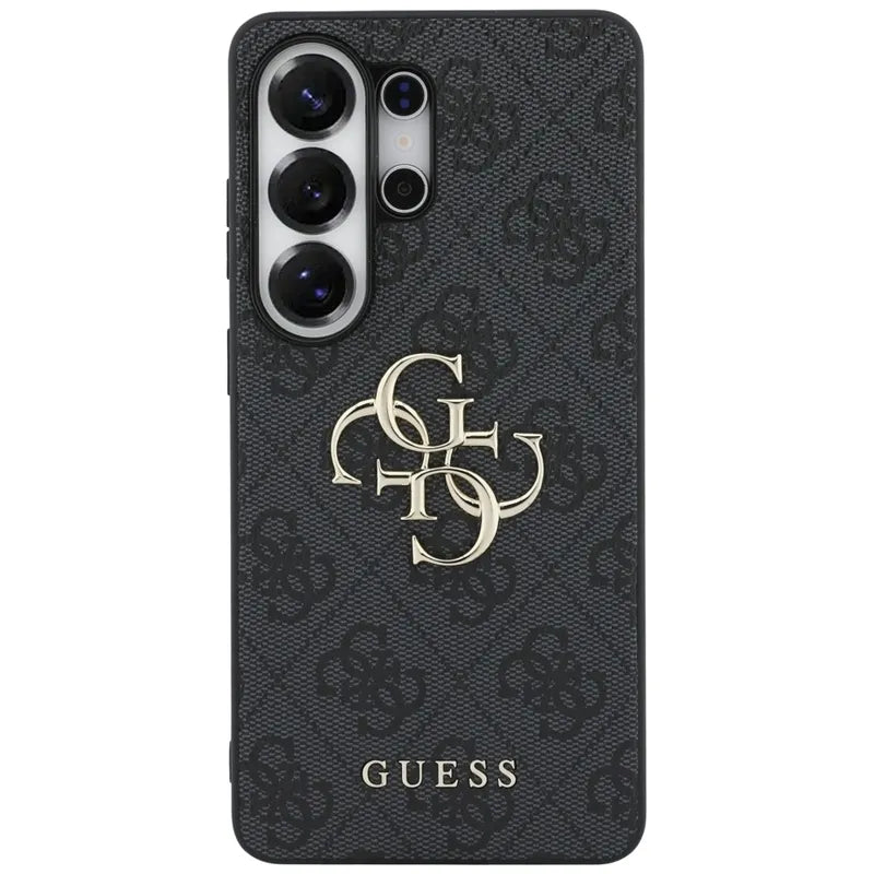 Guess 4G Big Metal Logo dėklas – Samsung Galaxy S26 Ultra (juodas)
