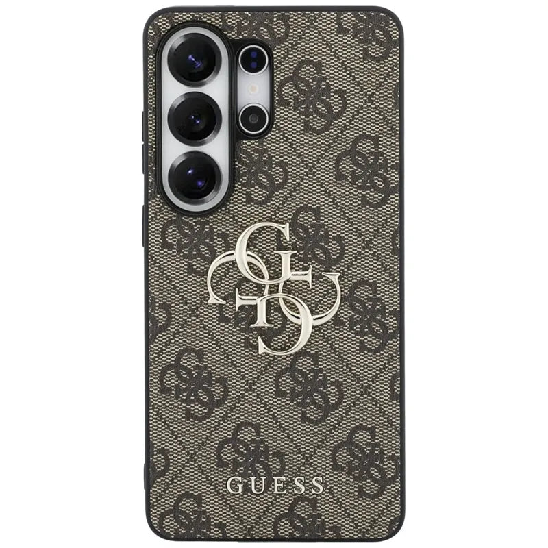 Guess 4G Big Metal Logo - Dėklas Samsung Galaxy S26 Ultra (Rudos spalvos)