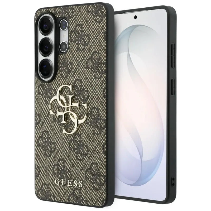 Guess 4G Big Metal Logo - Dėklas Samsung Galaxy S26 Ultra (Rudos spalvos)