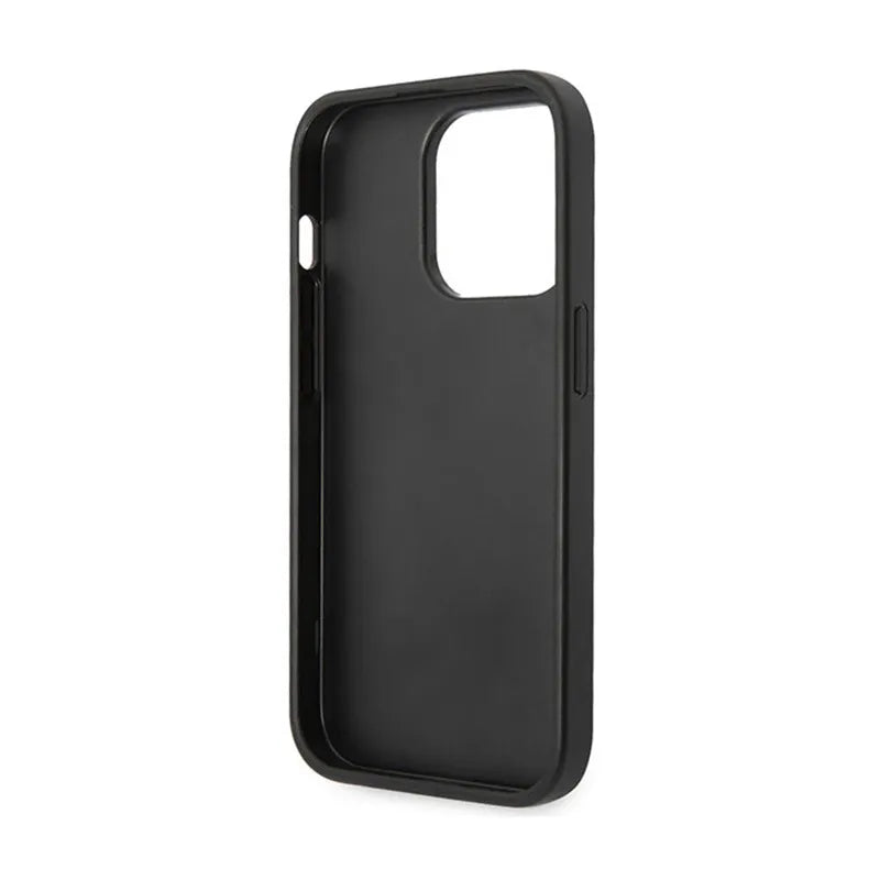 Guess 4G Big Metal Logo dėklas, skirtas iPhone 15 Pro (Pilka)