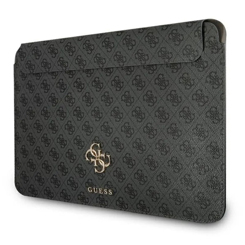 Guess 4G Big Metal Logo kompiuterio dėklas – nešiojamojo kompiuterio dėklas 13 colių (juodas)
