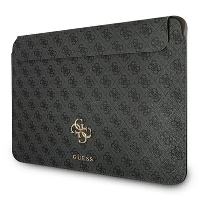 Guess 4G Big Metal Logo kompiuterio dėklas – nešiojamojo kompiuterio dėklas 13 colių (juodas)