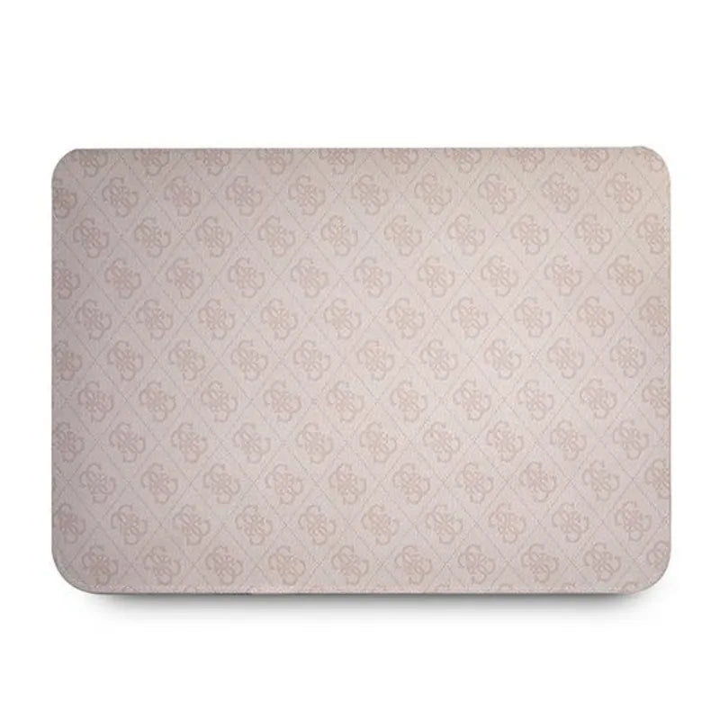 Guess 4G Big Metal Logo kompiuterio dėklas – nešiojamojo kompiuterio dėklas 13 colių (rožinis)