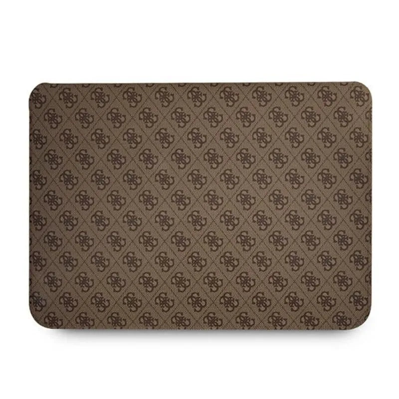 Guess 4G Big Metal Logo kompiuterio dėklas – nešiojamojo kompiuterio dėklas 13" (rudas)