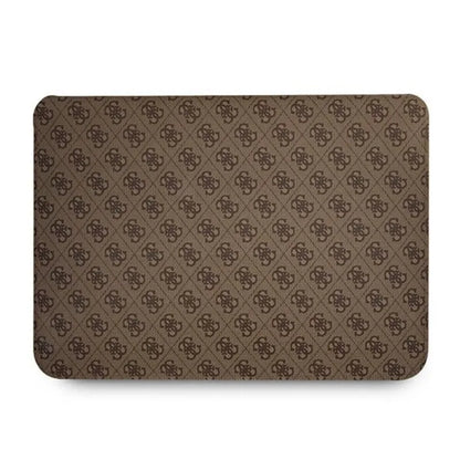 Guess 4G Big Metal Logo kompiuterio dėklas – nešiojamojo kompiuterio dėklas 13" (rudas)
