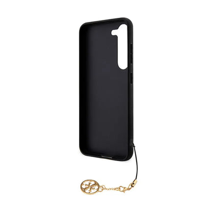 Guess 4G Charms Collection - dėklas Samsung Galaxy A35 5G (juodas)