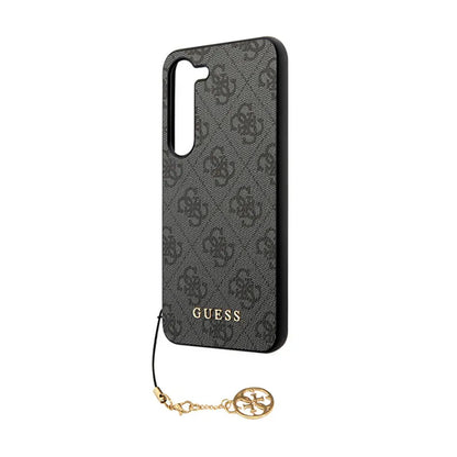 Guess 4G Charms Collection - dėklas Samsung Galaxy A35 5G (juodas)