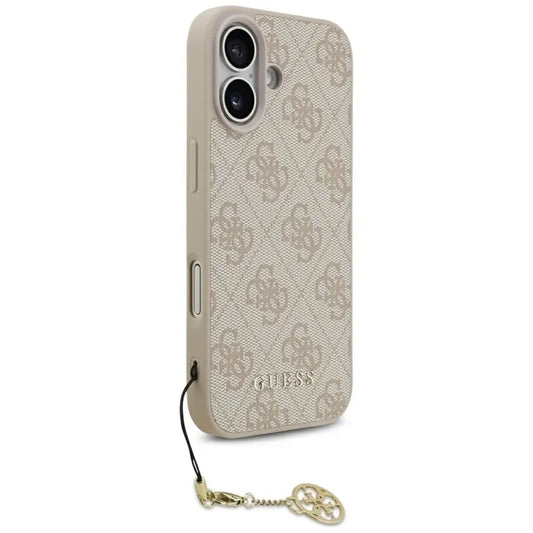 Guess 4G Charms Collection MagSafe – dėklas iPhone 17 (rožinis)