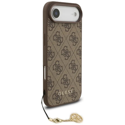 Guess 4G Charms Collection MagSafe – dėklas iPhone Air (rudas)