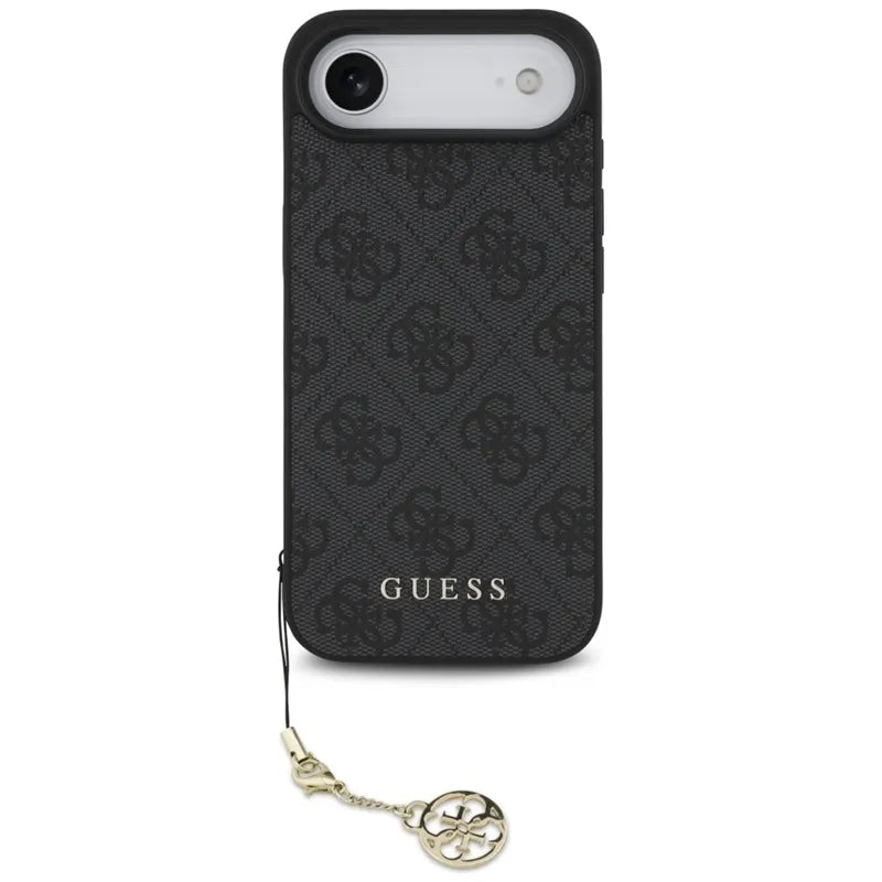 Guess 4G Charms Collection MagSafe – dėklas „iPhone“ (juodas)
