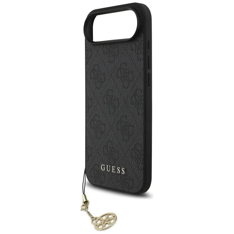 Guess 4G Charms Collection MagSafe – dėklas „iPhone“ (juodas)
