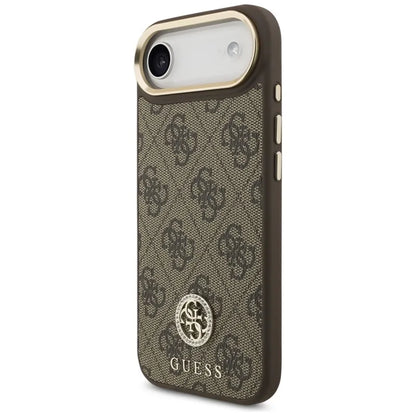 Guess 4G Cirkonio Logotipas MagSafe Dėklas iPhone Air (Rudos)