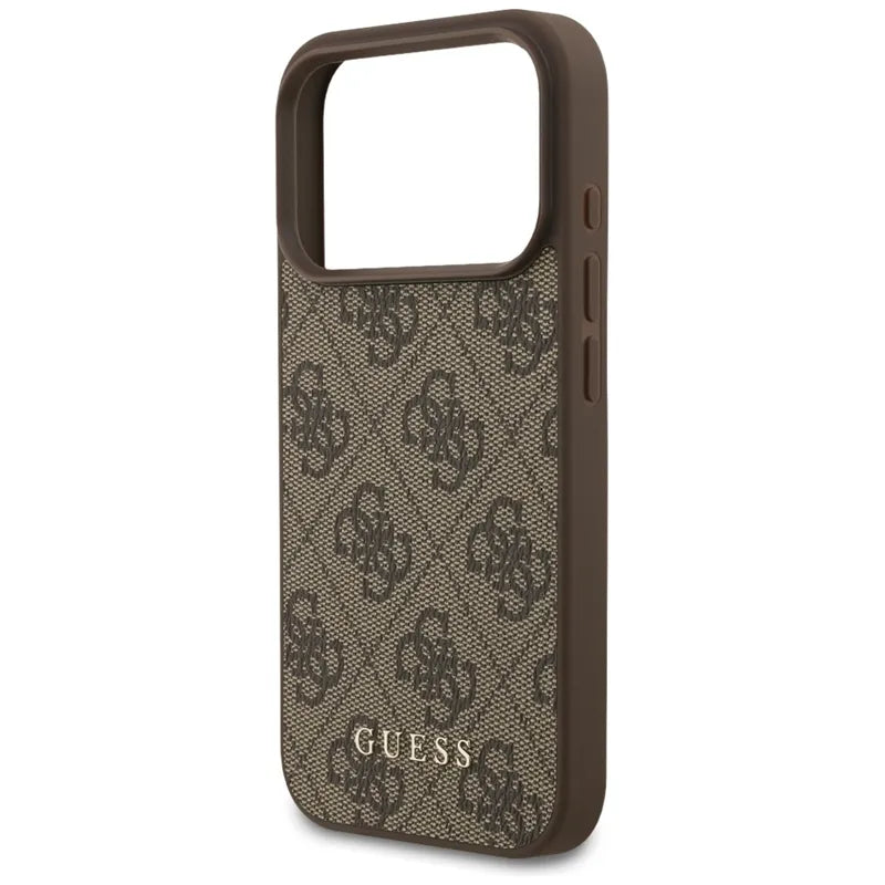 Guess 4G Classic - Dėklas iPhone 17 Pro (rudas)