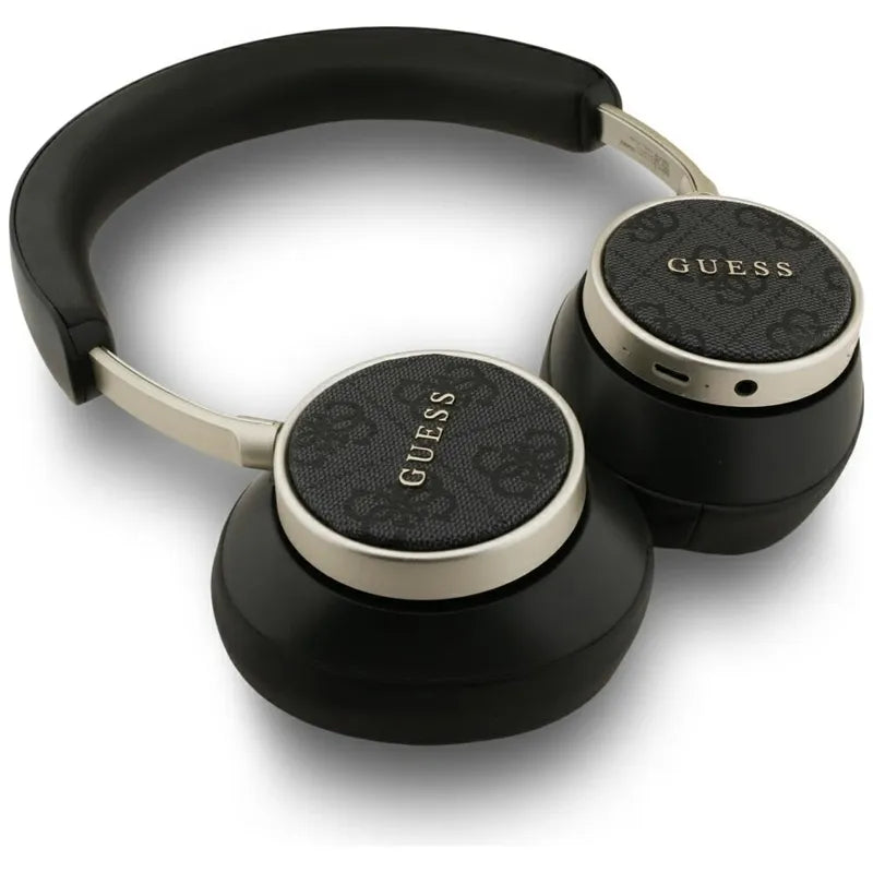 Guess 4G Classic Logo - Bevielės Ausinės Virš Ausų Bluetooth (Juodos)