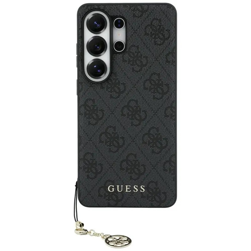 Guess 4G Classic Logo Charm MagSafe dėklas - Samsung Galaxy S26 Ultra (Juodas)