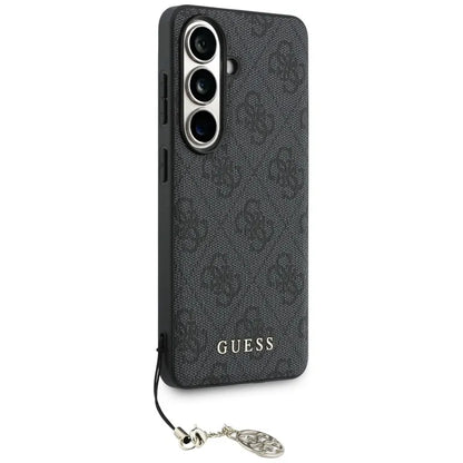Guess 4G Classic Logo Charm MagSafe - Samsung Galaxy S26 dėklas (Juodas)