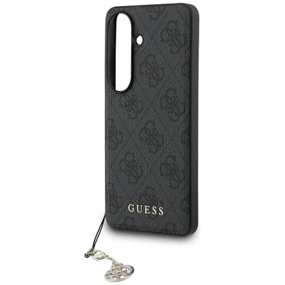 Guess 4G Classic Logo Charm MagSafe - Samsung Galaxy S26 dėklas (Juodas)