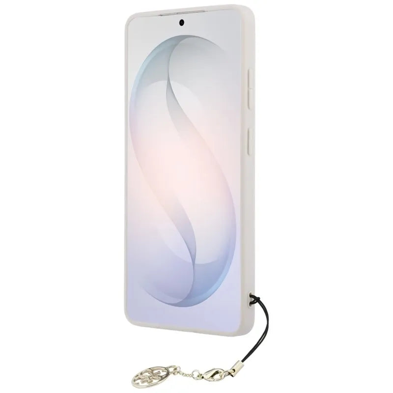 Guess 4G Classic Logo Charm MagSafe - Samsung Galaxy S26 Ultra dėklas (Rožinis)