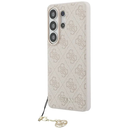 Guess 4G Classic Logo Charm MagSafe - Samsung Galaxy S26 Ultra dėklas (Rožinis)