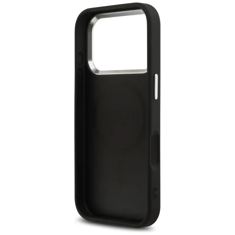 Guess 4G Classic Logo MagSafe - dėklas iPhone 17 Pro (juodas)