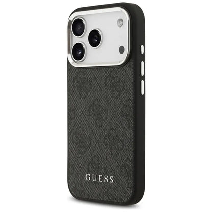 Guess 4G Classic Logo MagSafe - dėklas iPhone 17 Pro (juodas)