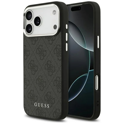 Guess 4G Classic Logo MagSafe – dėklas iPhone 17 Pro Max (juodas)