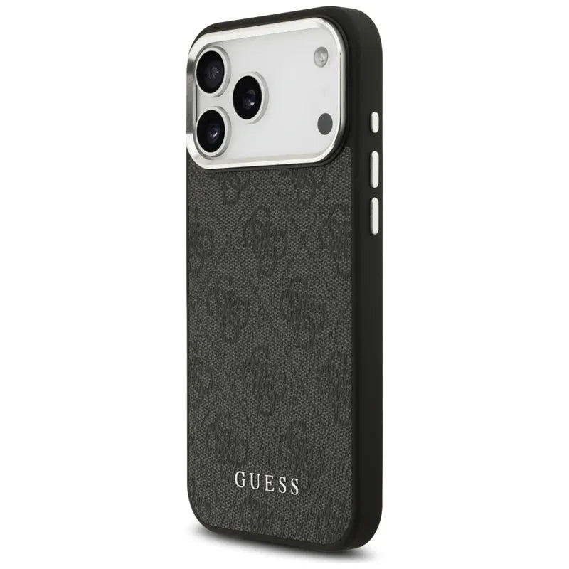 Guess 4G Classic Logo MagSafe – dėklas iPhone 17 Pro Max (juodas)
