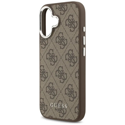 Guess 4G Classic Logo MagSafe – Dėklas iPhone 17 (Rudos spalvos)