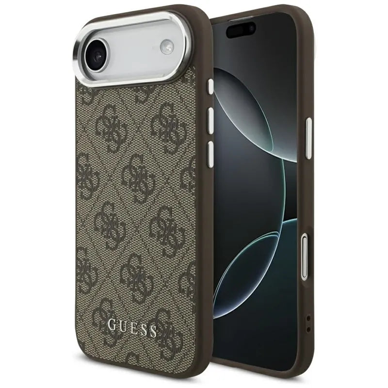 Guess 4G Classic Logo MagSafe - dėklas telefonui iPhone Air (rudas)
