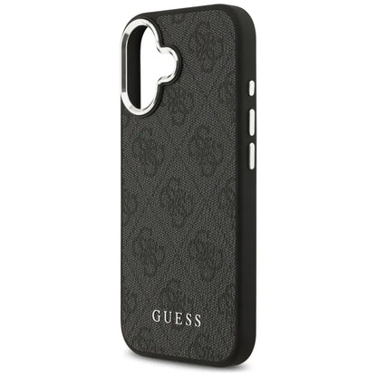 Guess 4G Classic Logo MagSafe – iPhone 17 dėklas (juodas)