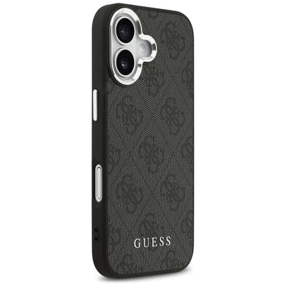 Guess 4G Classic Logo MagSafe – iPhone 17 dėklas (juodas)