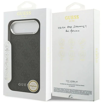 Guess 4G Classic Logo MagSafe – „iPhone Air“ dėklas (juodas)