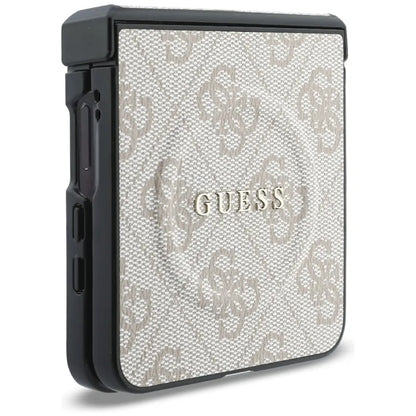 Guess 4G Classic MagSafe - dėklas Samsung Galaxy Z Flip 8 (rožinis)