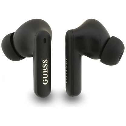 Guess 4G Classic Metal Logo - Bluetooth TWS ENC ausinės + įkrovimo dėklas (Mėlyna)