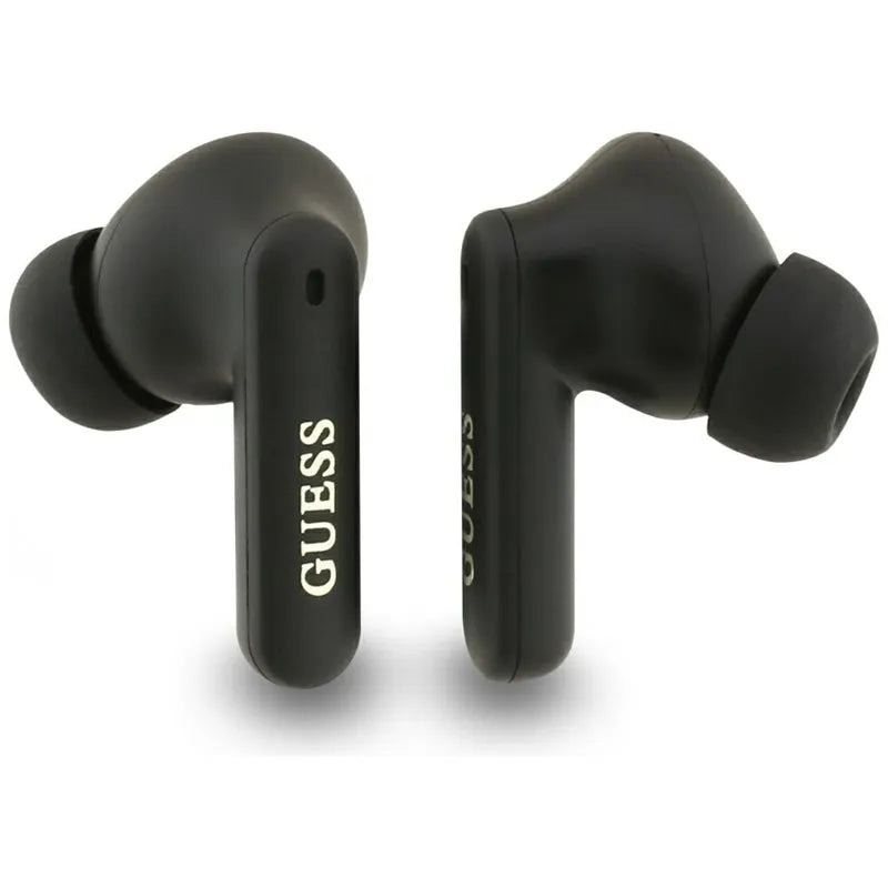 Guess 4G Classic Metal Logo - Bluetooth TWS ENC ausinės + įkrovimo dėklas (Ruda)
