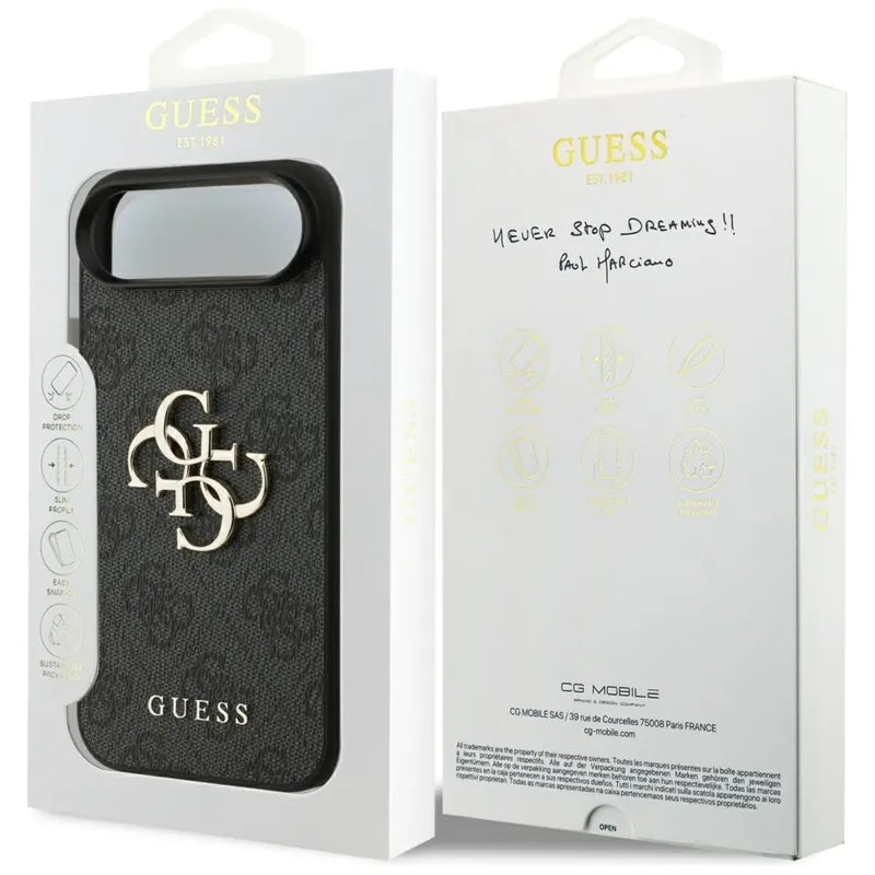 Guess 4G Didelis logotipas - Dėklas iPhone Air (juodas)