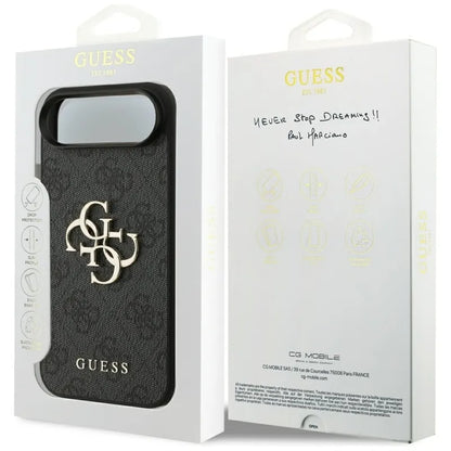 Guess 4G Didelis logotipas - Dėklas iPhone Air (juodas)