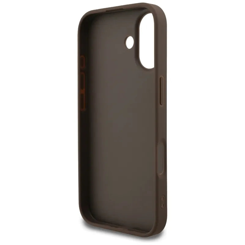 Guess 4G Klasikinis - Dėklas iPhone 17 (rudas)