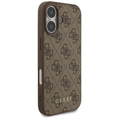Guess 4G Klasikinis - Dėklas iPhone 17 (rudas)