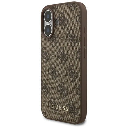 Guess 4G Klasikinis - Dėklas iPhone 17 (rudas)