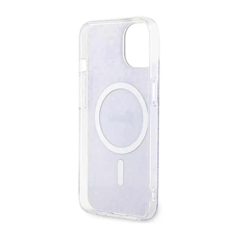 Guess 4G MagSafe – dėklas iPhone 14 (violetinė)