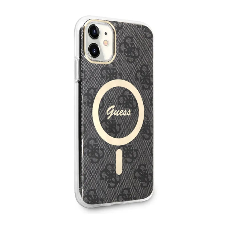 Guess 4G MagSafe – dėklas, skirtas iPhone 11 (juodas)