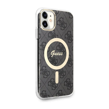 Guess 4G MagSafe – dėklas, skirtas iPhone 11 (juodas)