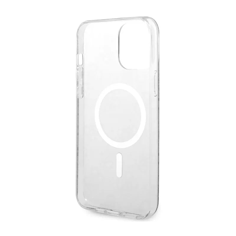 Guess 4G MagSafe – dėklas, skirtas iPhone 13 Pro Max (juodas)