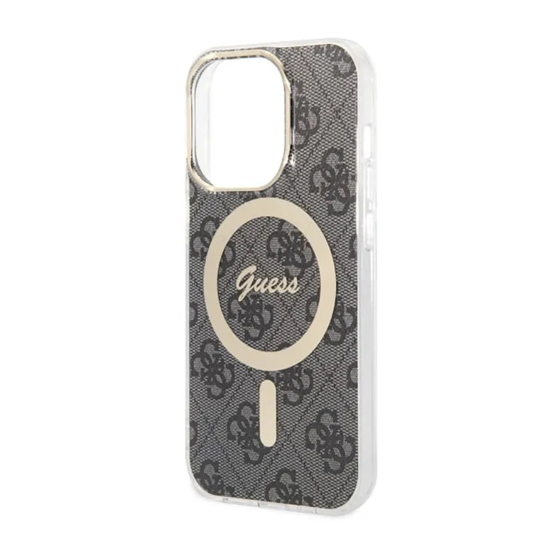 Guess 4G MagSafe – Dėklas, skirtas iPhone 14 Pro (juodas)