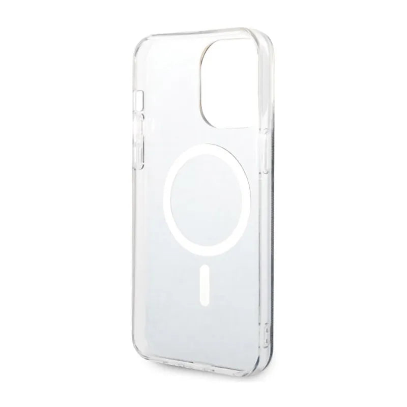 Guess 4G MagSafe – dėklas, skirtas iPhone 14 Pro Max (juodas)